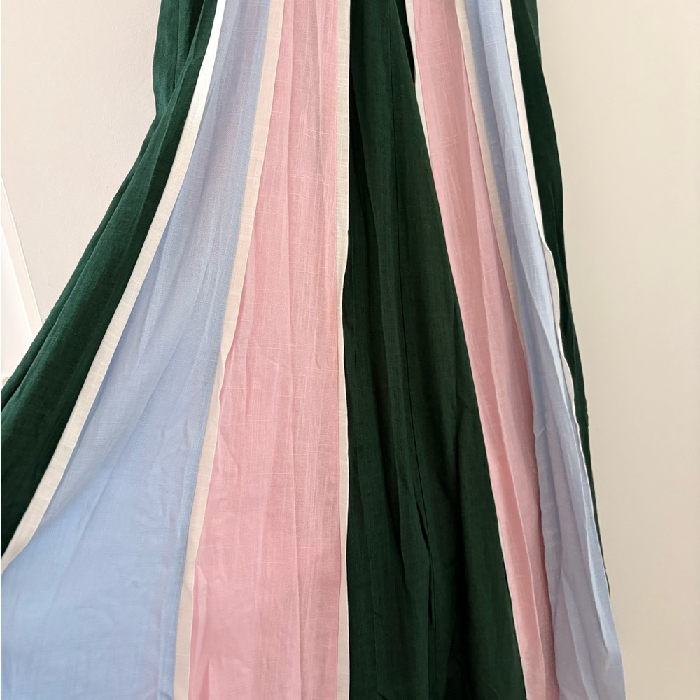 Tuckernuck Pink, Green & Blue Striped Baxter Maxi Dress - Picture 6 of 10